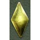 Alu-Niete aufbgelbar Rhombus 6x12 mm, gold glnze