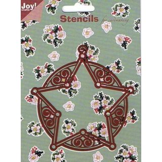 Joy! Weihnachtskugel mit Stern (6001-0023)