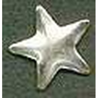 Alu-Niete aufbgelbar Stern 5,5 mm, silber glnzen