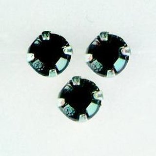 Aufnhstrass, kristall-schwarz, 5 mm