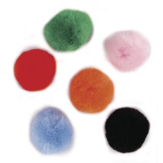 Pompons 20 mm (rot)