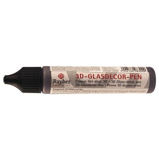 3-D Glasdecor-Pen (anthrazit)