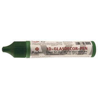 3-D Glasdecor-Pen (blattgrn)