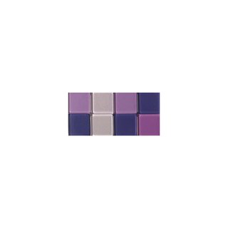 Acryl-Mosaik, 1x1 cm, transparent (violett)