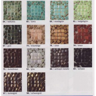 Mosaixminis Keramik glasiert 5x5x3 mm (braun)