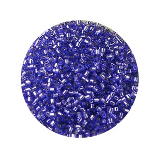 Delica Beads 2 mm (lila Silbereinzug)