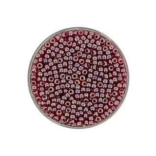 Jap. Miyukirocailles 2,2 mm (transp. ruby rainbow)