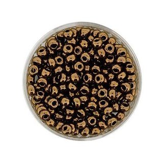 Rocailles blutstein/bronze (2,6 mm, bronze)