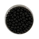 Rocailles satt, 4,5 mm (schwarz)