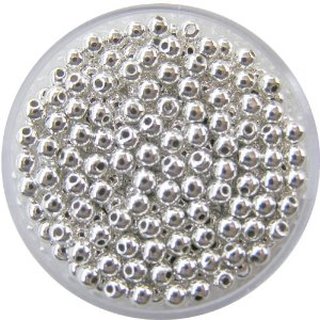 Metallic-Perle 2 mm (silber)