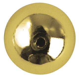 Plastik-Rundperlen gro gold (20 mm - 1 Stk.)