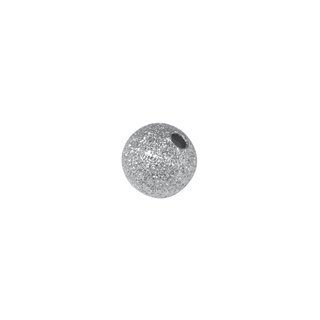 Diamantierte Perle, silber, nickelfrei (Gre: DM 10 mm - 5 Stk.)