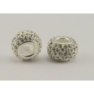 Shamballa beads mit 5 mm Loch crystal