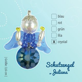 Bastelset Schutzengel Juliana kristall/wei/silber