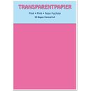 Transparentpapier pink
