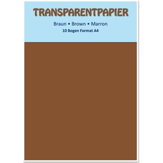 Transparentpapier braun