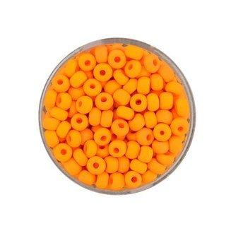 Rocailles orange matt 4,5 mm