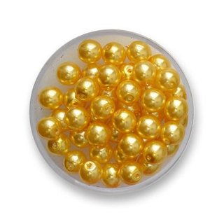 Wachs-Glasperle 4 mm gelb