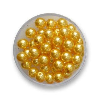 Wachs-Glasperle 6 mm gelb