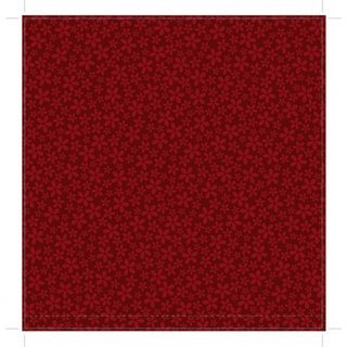 Core dinations patterned red flower