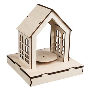 Holz 3D-Bausatz Haus