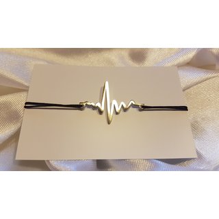 Glcksarmband EKG silber