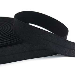 Falzband elastisch schwarz