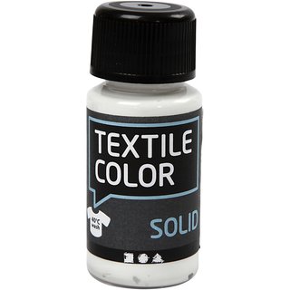 Textile Color deckend wei